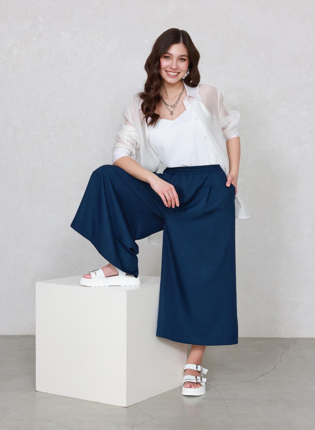 Брюки-юбка 2-852