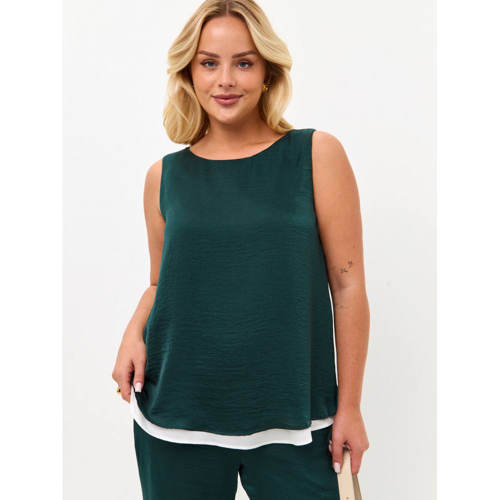 Блуза НЕЖНОСТЬ (изумруд) 