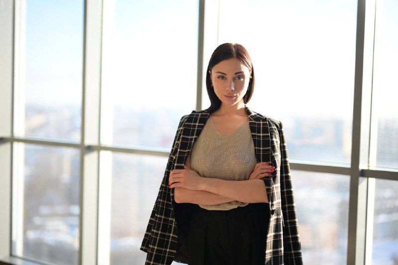 Жакет 422 (черный клетка)