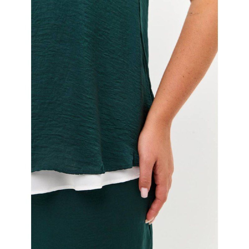 Блуза НЕЖНОСТЬ (изумруд) 