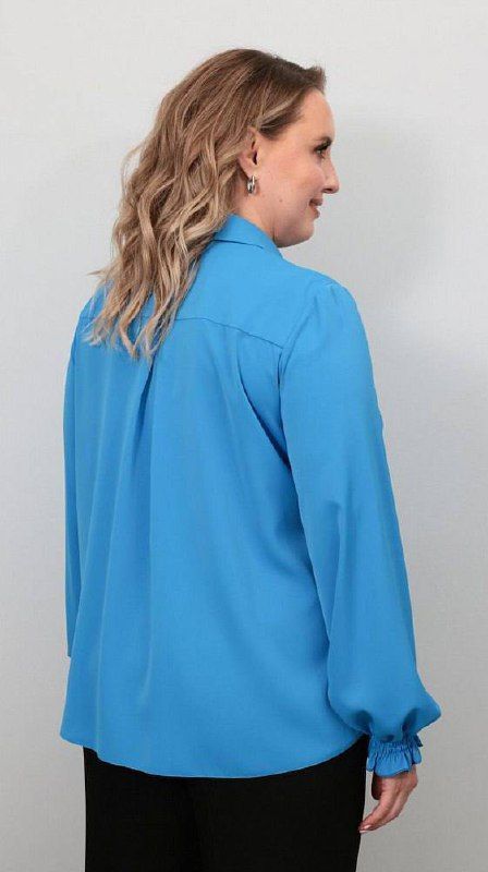 Блуза Б-1064 (голубой) 