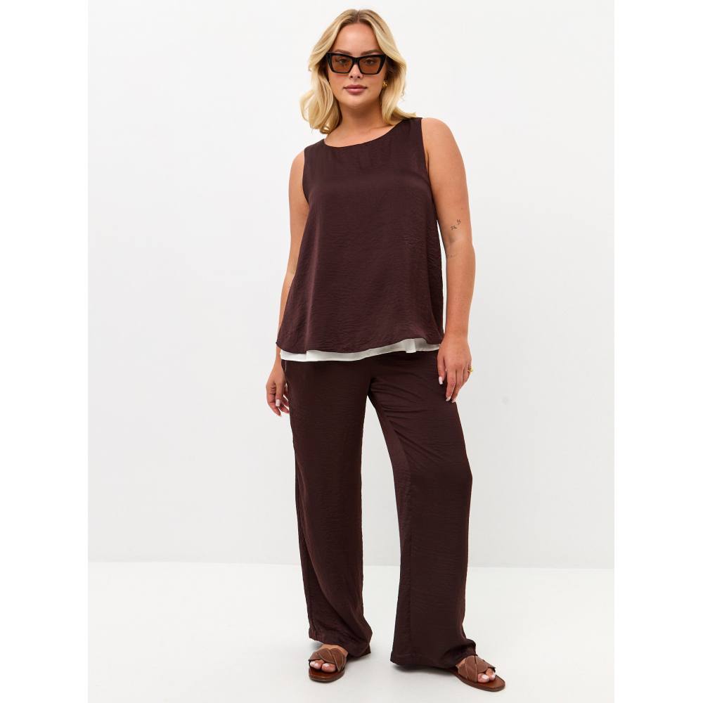 Блуза НЕЖНОСТЬ (шоколад) 