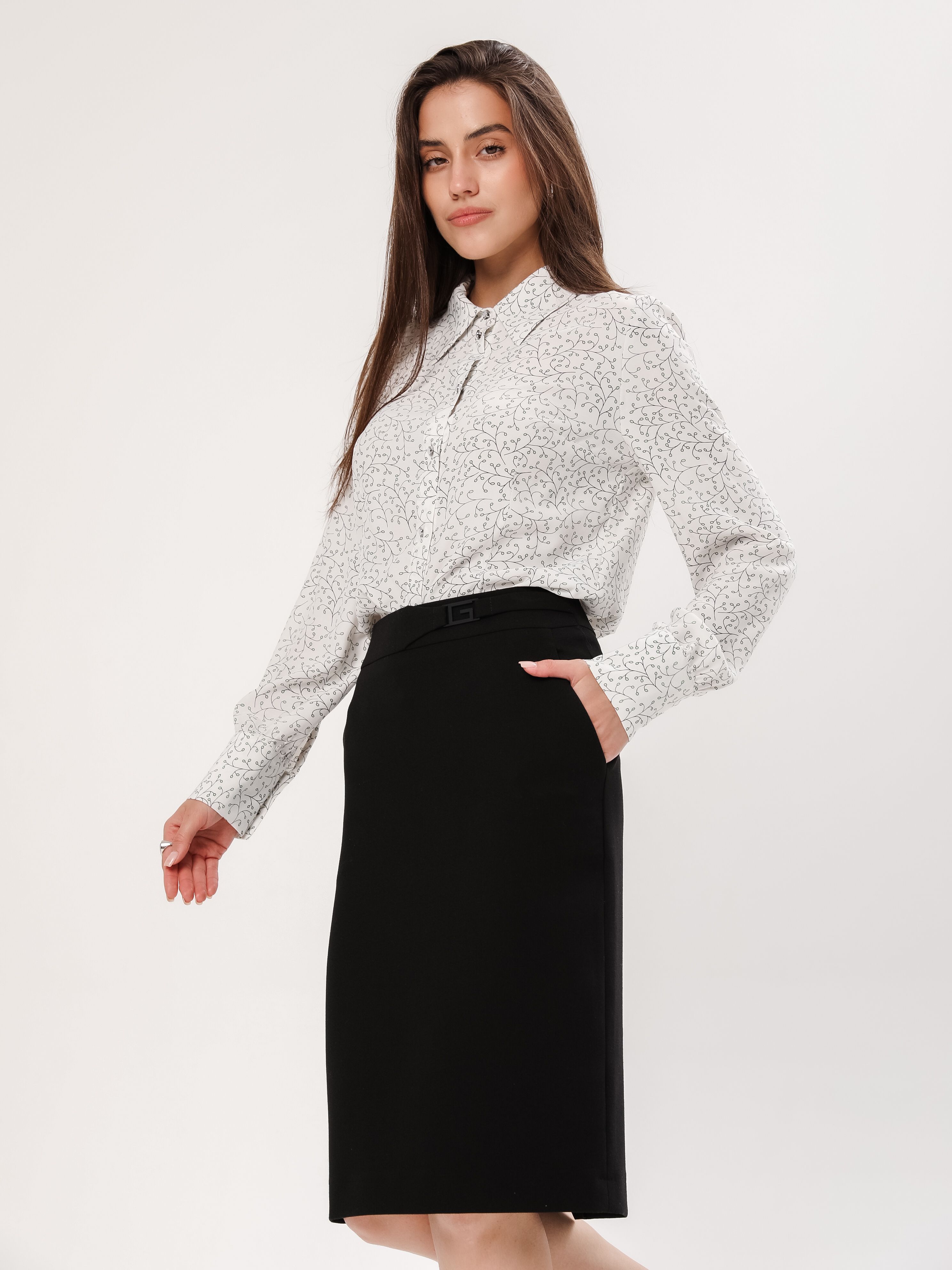 Юбка 1-368 (черный)